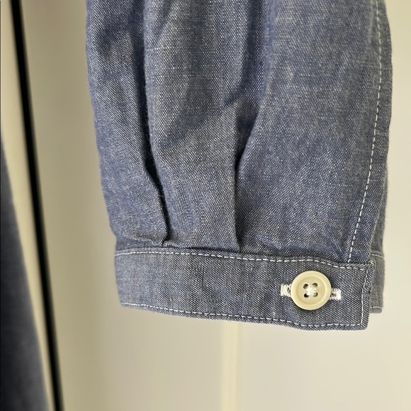 MHL Margaret Howell blue cotton chambray dress size II EUC. - Picture 4 of 11